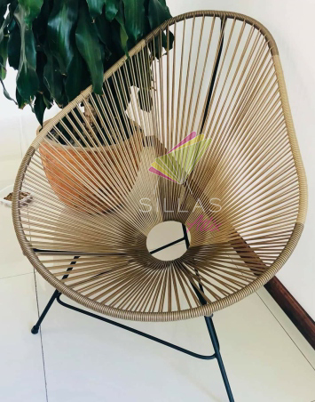 Silla Acapulco con Tejido de Primera y Pintura Electroestática